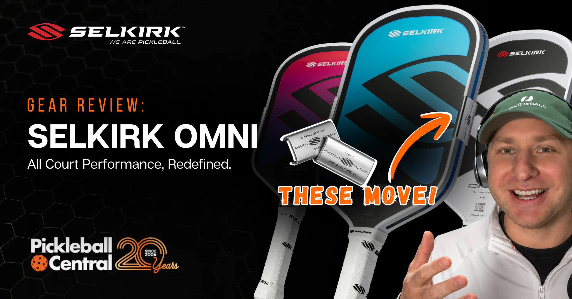 Selkirk OMNI Review: Adjustable Power, Spin & Control Compared to the Boomstik