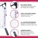 SwiftNet 2.1 Portable Pickleball Net System
