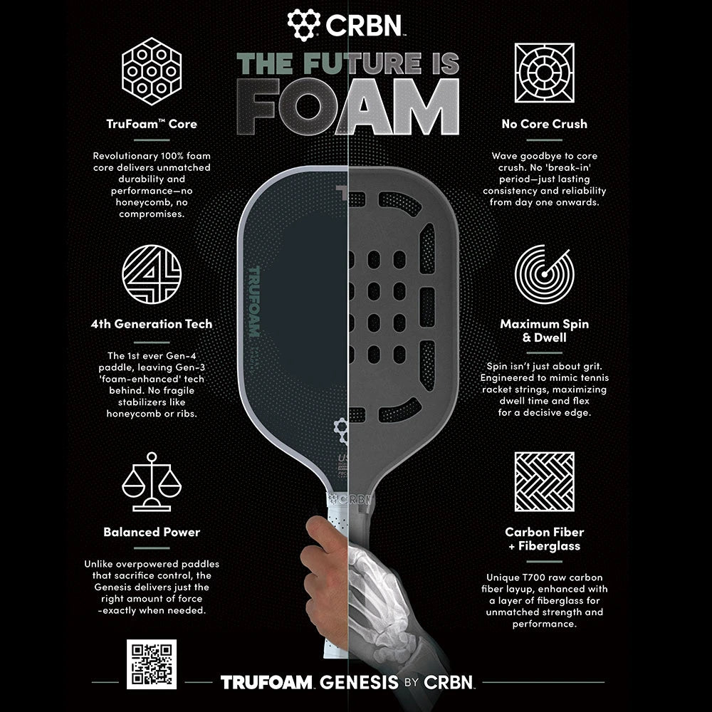 CRBN 3 TruFoam Genesis Pickleball Paddle